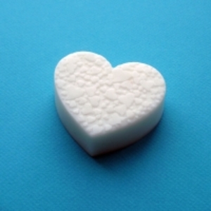 Любовное сердце, форма для мыла пластиковая