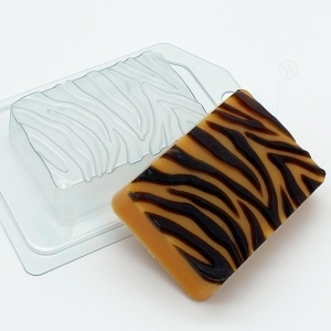 Тигровый окрас, форма для мыла пластиковая