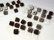 Алфавит русский - Конфеты, форма для шоколада пластиковая