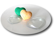Сердце Малое, комплект из 2 форм, форма для мыла пластиковая