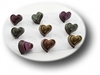 Конфеты сердечки, форма для шоколада пластиковая